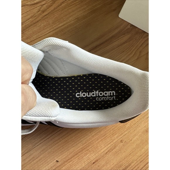 adidas Grand Court 2.0 Women's Sneakers Size 7.5 White Black GW9214 - Picture 5 of 6